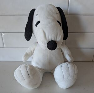 Snoopy Plush Soft Toy White Black Red Collar